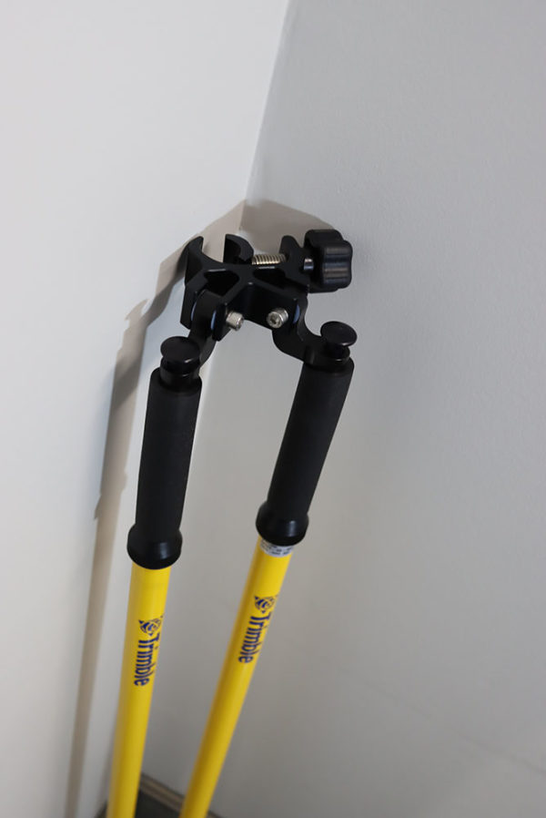 BiPod for RTS/GPS Layout Rod with Cleat